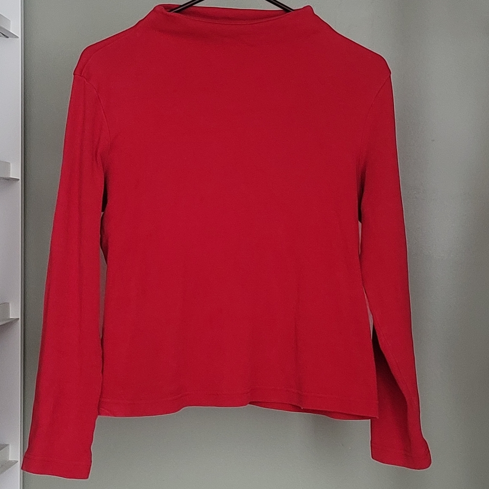 Red cotton shirt